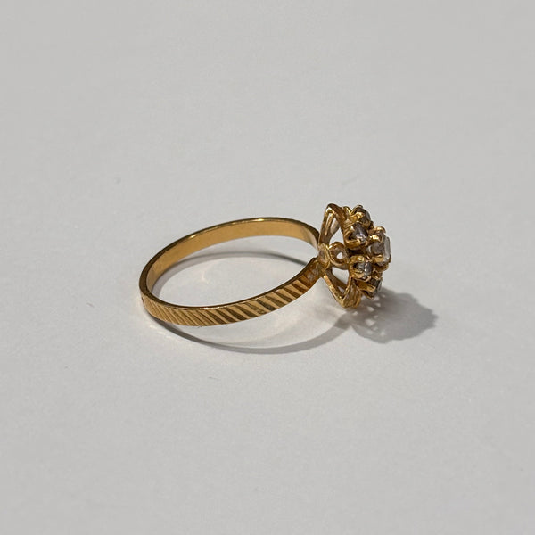 Bague en Or Jaune 18K Taille-55