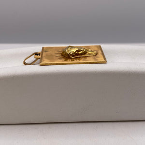 Pendentif Médaille en Or 18 Carats Poids-6.06 Grs