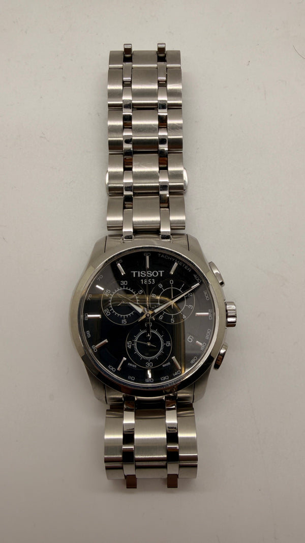 Montre Tissot Couturier Quartz Chronographe en Acier 41mm