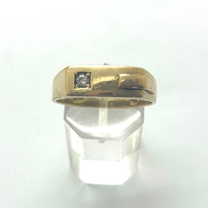 Bague chevalière en Or Jaune 18K