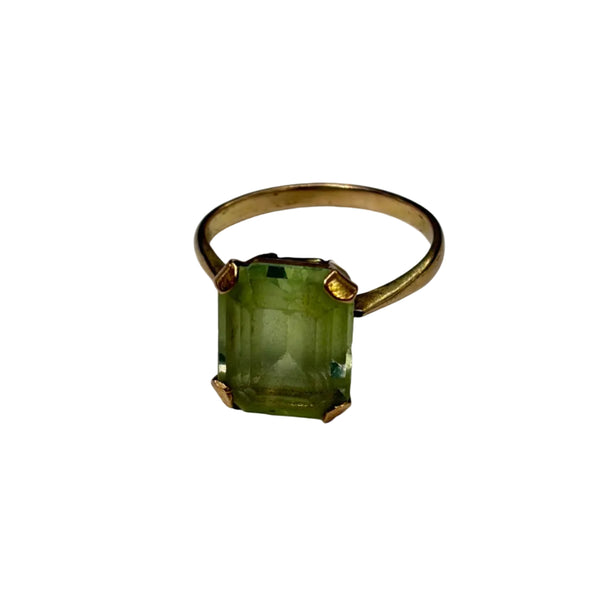 Bague empierrée en Or Jaune