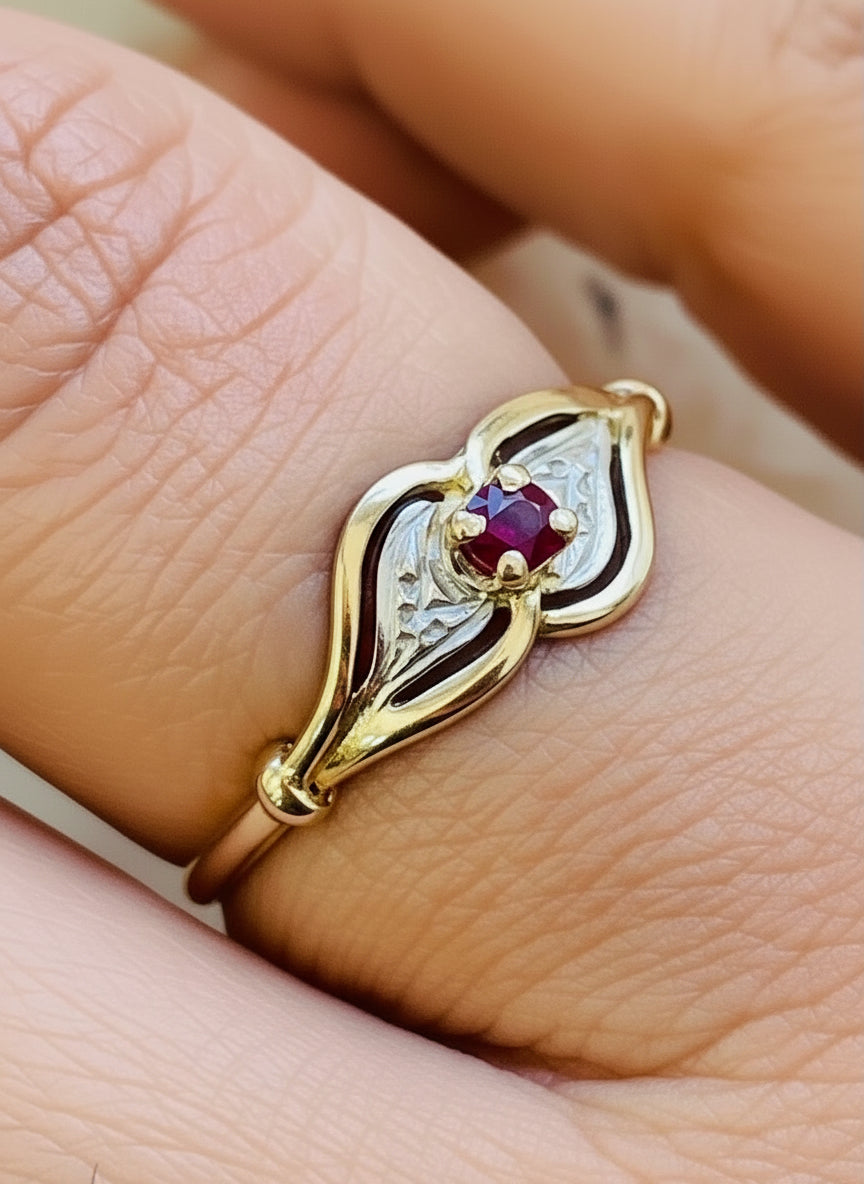 Bague en Or Jaune 18k - 1.33 G