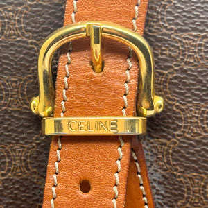 Sac cabas Céline vintage en cuir marron