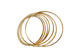 Bracelet Jonc en Or Jaune 18 Carats - 47.08 Grs