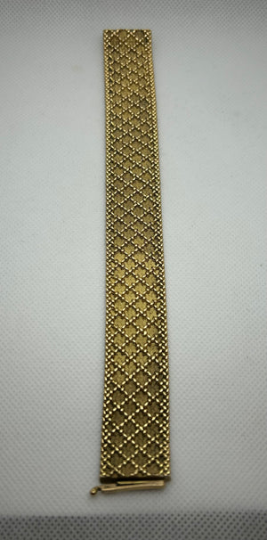 Bracelet Manchette en Or Jaune 18K 52.75 Grs