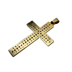 Pendentif Croix en Or Jaune 18k - 6.93 G