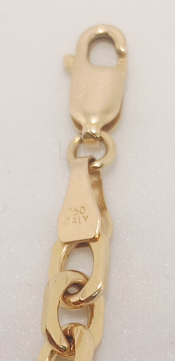 Bracelet maillon or jaune 18 K - 10.35 G