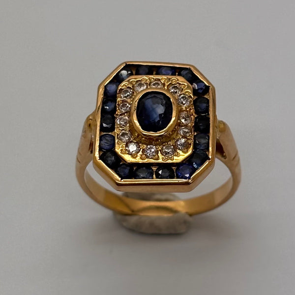 Bague en Or Jaune 18K - 6.18g