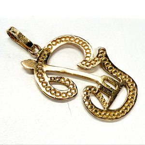 Pendentif OM en or jaune 18k - 3.54 G