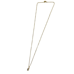Collier Princesse en Or Jaune avec oxyde de zirconium