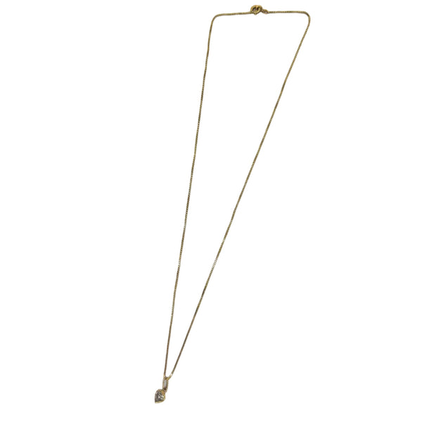 Collier Princesse en Or Jaune avec oxyde de zirconium