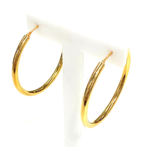 Créoles en Or jaune 18K - 3.32g