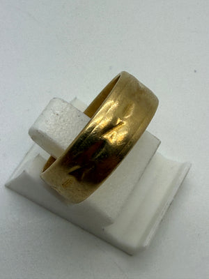 Bague Jonc en Or Jaune 18 K - Taille 50 - 4.39 G