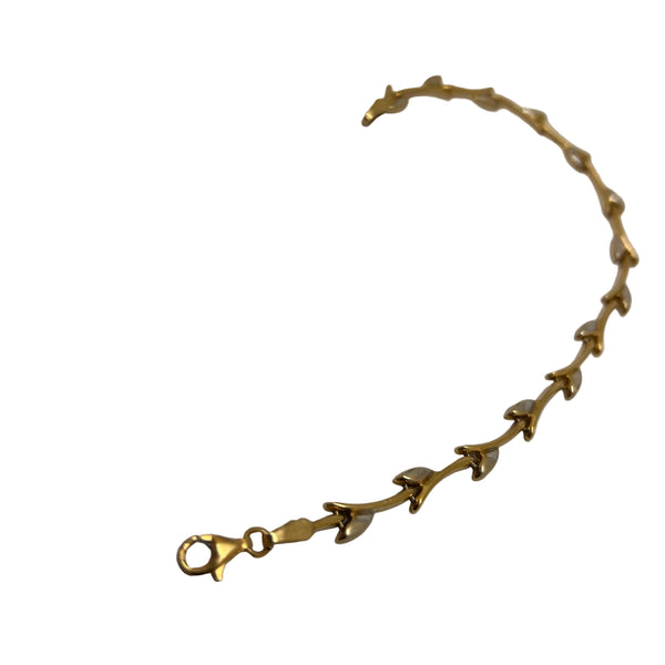 Bracelet Gourmette en Or Jaune 18K - 5.06 Grs