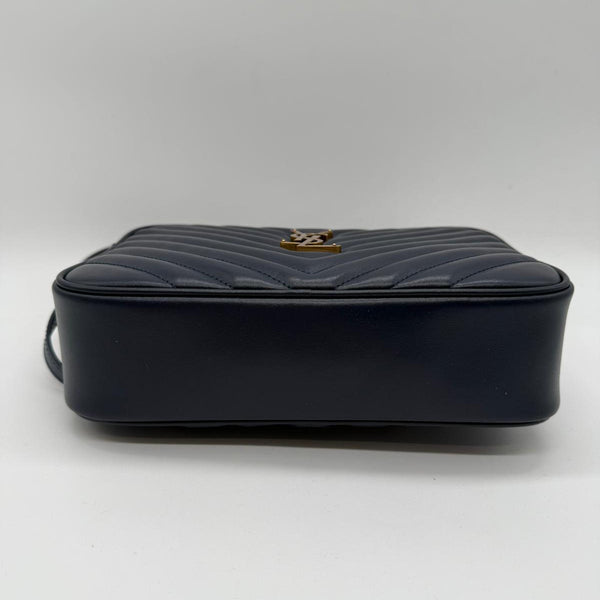 Sac à main Saint Laurent Lou Camera en cuir noir