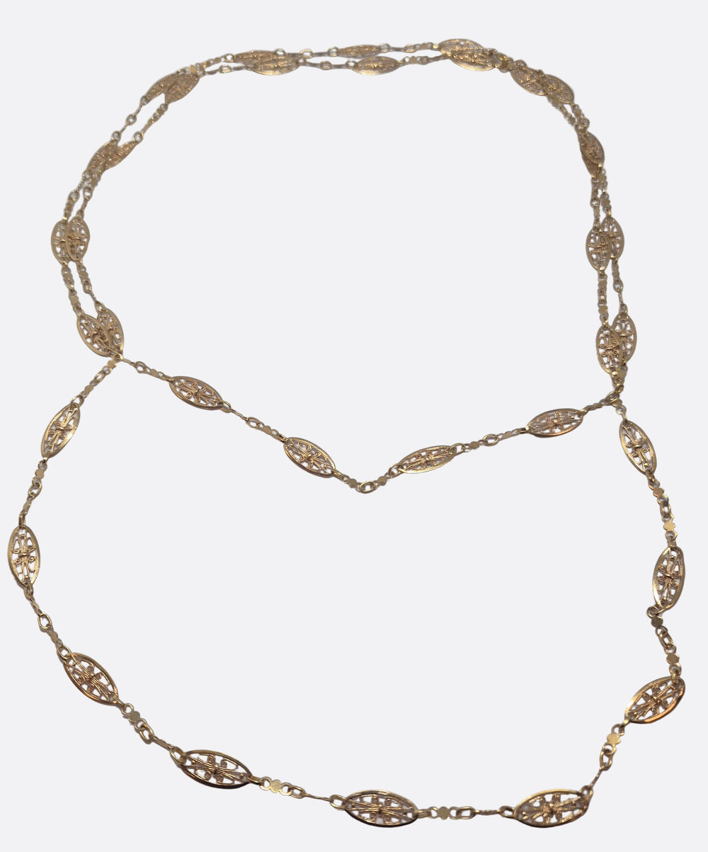 Collier Sautoir Or Jaune 18K - 33.25 G