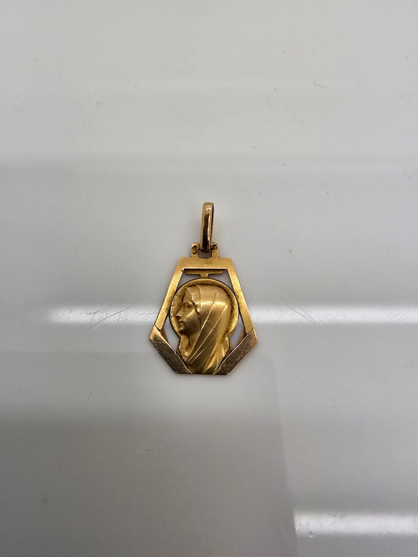 Pendentif en or jaune 18K - 0.85 Grs