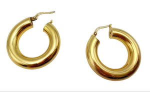 Créoles en Or Jaune 18k - 6.49 G