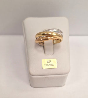 Bague Alliance en 3 Ors 18K