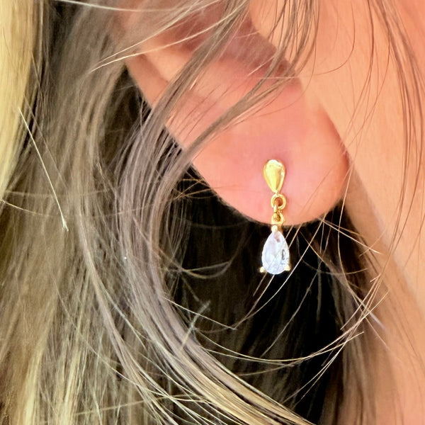 Boucles d'oreilles en or jaune 18k - 1.01 G