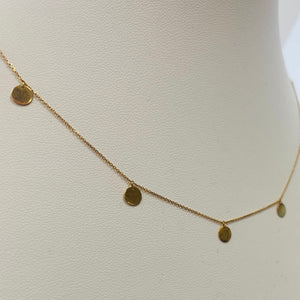 Collier or jaune