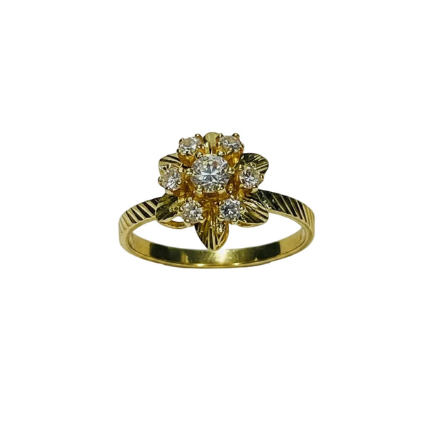 Bagues en or jaune 18k - 2.53 G - Taille : 51