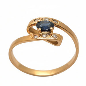 Bague en or jaune 18k -  2.94 G