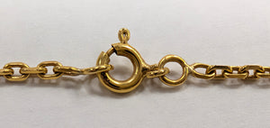 Collier en  Or Jaune 18 Carats Longueur -51CM