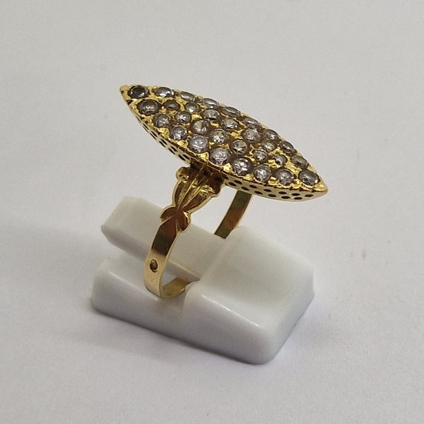 Bague en or jaune 18 carats Taille-60