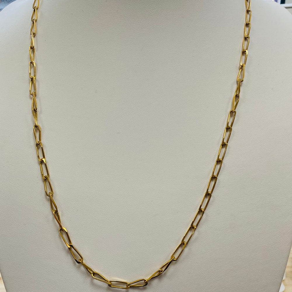 Collier matinée en Or jaune 18K Lg 60cm