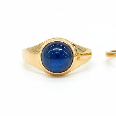 Bague en or jaune 18k - 5.13 G