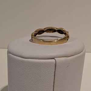 Bague Tressée en Or Jaune 18K - Taille 52