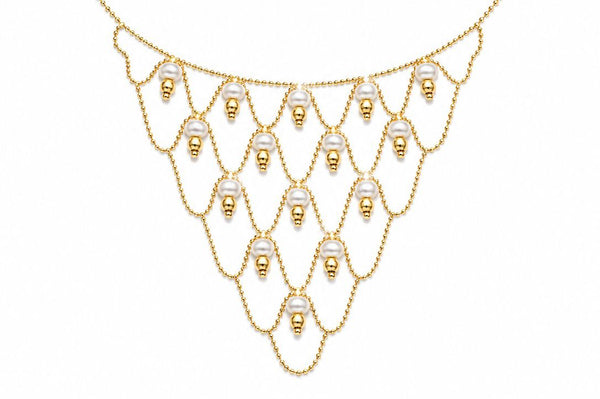 Collier  en Or Jaune 18K - 7.40 Grs