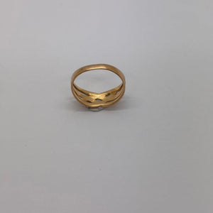 Bague Alliance Or Jaune 18 Carats  Taille -53