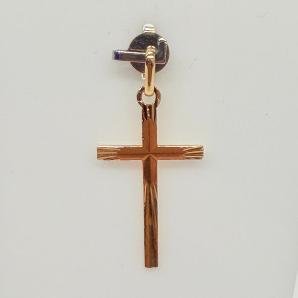 Pendentif Croix en Or Jaune 18K