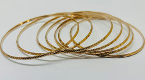 Bracelet Jonc en Or Jaune 18 Carats - 47.08 Grs