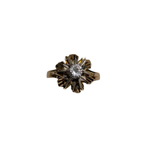 Bague en Or Jaune et Or Gris 18K - Taille 52 - 3.39G