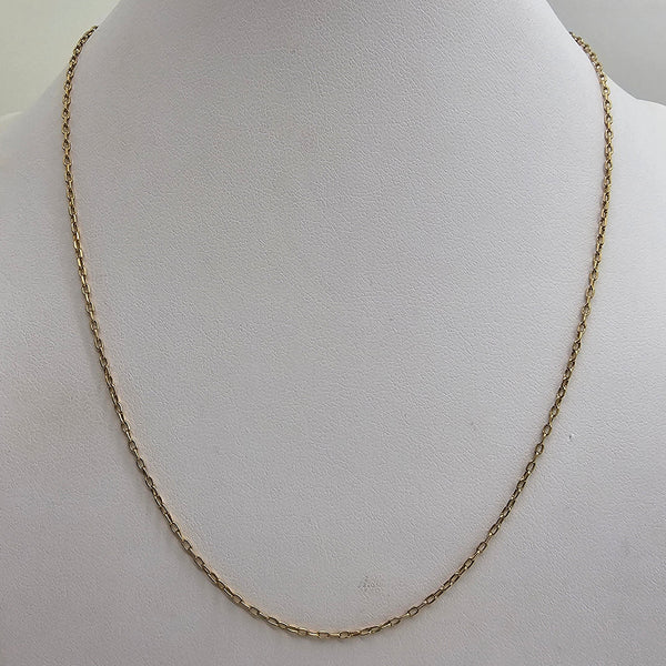 Collier Matinée Forçat en Or Jaune 18K - 66cm - 4.49gr