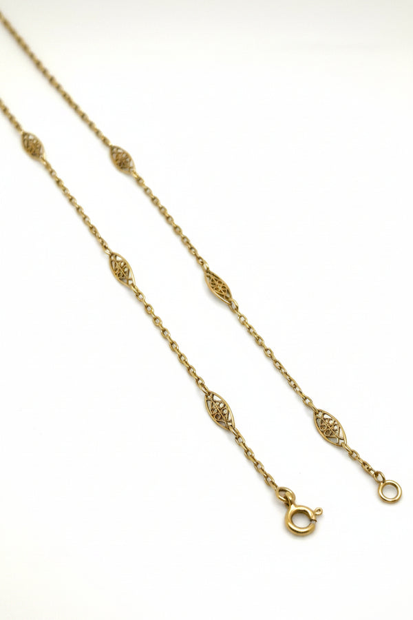 Collier Matinée en Or Jaune 18k - 5.44Grs