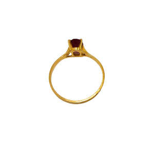 Bague en Or Jaune 18K - Taille 63 - 1.16G