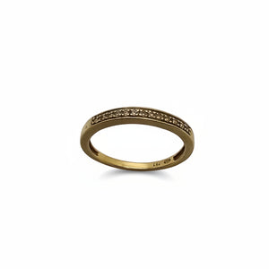 Bague Demi-Tour Or Jaune 18K - 2 G - T 53