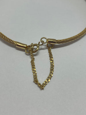 Bracelet Jonc en Or Jaune 18K 11.78 Grs