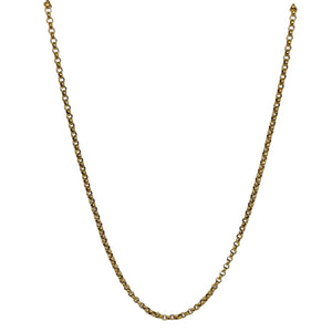 Collier Sautoir Jaseron Or Jaune 750