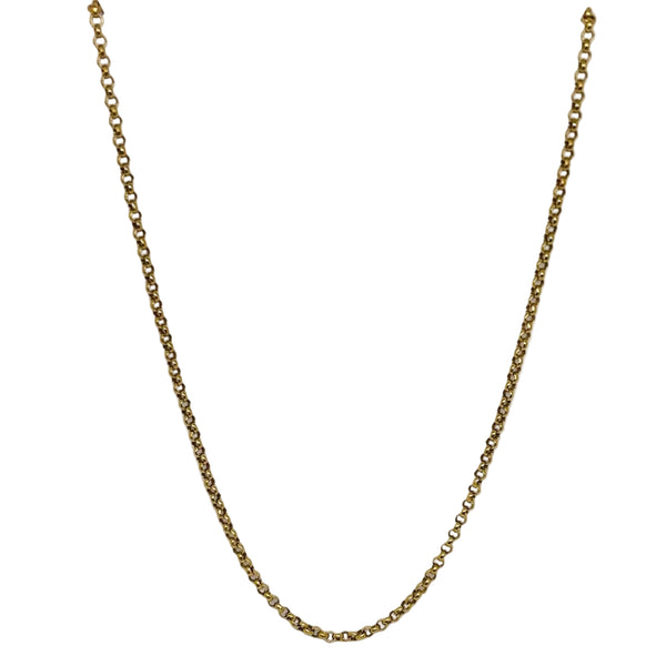 Collier Sautoir Jaseron Or Jaune 750
