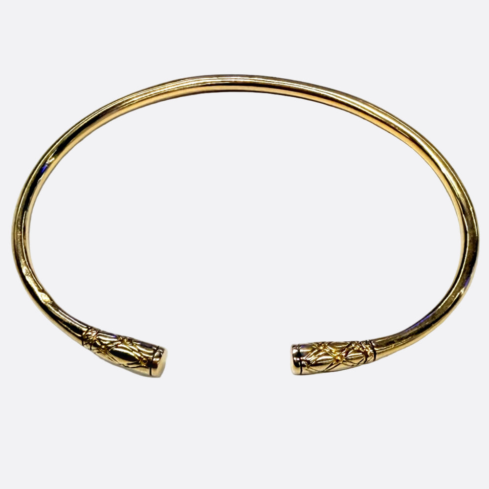 Bracelet Jonc en Or Jaune 18K - 18.93g