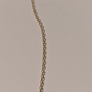 Collier Princesse Or Jaune 18k avec Topazes Bleues