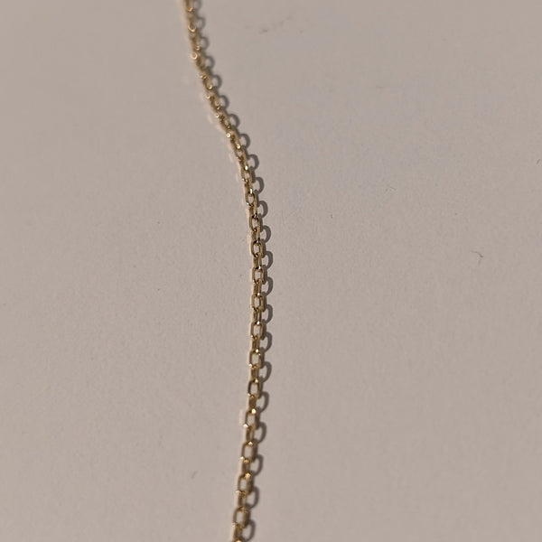 Collier Princesse Or Jaune 18k avec Topazes Bleues