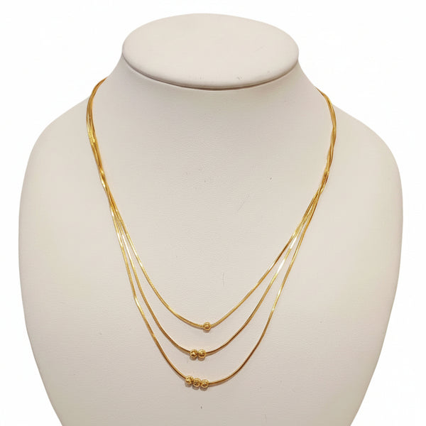 Collier en Or Jaune 21K - 12.44G - 41CM