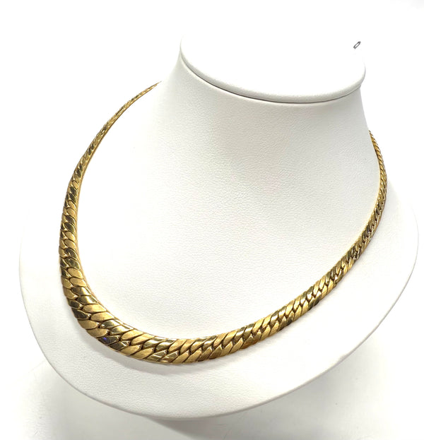 Collier Ras du Cou Or Jaune 18k 13.04 Grs