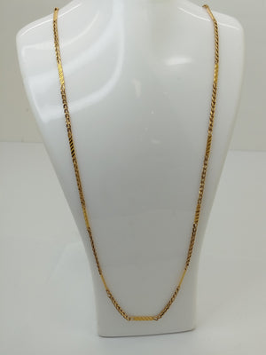 Collier Matinée Fantaisie en Or Jaune 18K 9.51 Grs
